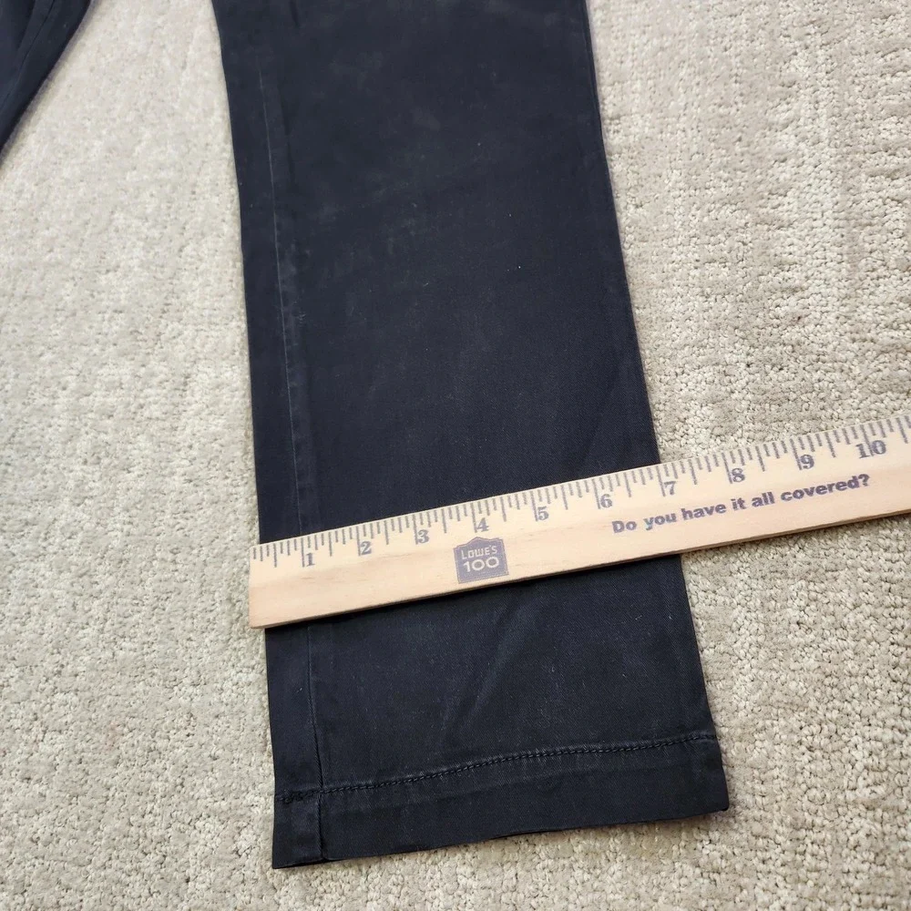 Bearbottom Chino Pants Men Medium 30x30 Cotton Blend Elastic Waist Black SlimFit